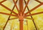 Preview: Schneider Alu/Stahl Sonnenschirm Malaga 300cm Forest Holzoptik Seilzug Mast 48mm